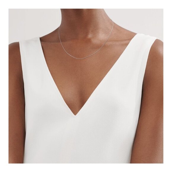 Tiffany 16" Silver Chain Necklace - Picture 1 of 4